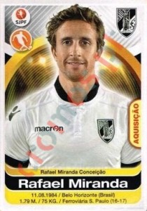 344 Rafael Miranda – Futebol 2016-2017 Panini