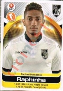 346 Raphinha – Futebol 2016-2017 Panini