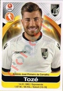 347 Toze – Futebol 2016-2017 Panini