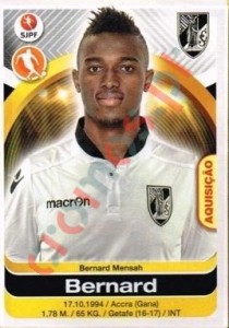 348 Bernard – Futebol 2016-2017 Panini
