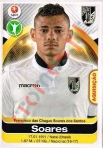 352 Tiquinho Soares – Futebol 2016-2017 Panini
