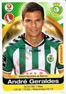 356 Andre Geraldes – Futebol 2016-2017 Panini