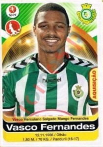 358 Vasco Fernandes – Futebol 2016-2017 Panini
