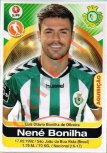 364 Nene Bonilha – Futebol 2016-2017 Panini