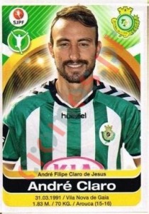 367 Andre Claro – Futebol 2016-2017 Panini