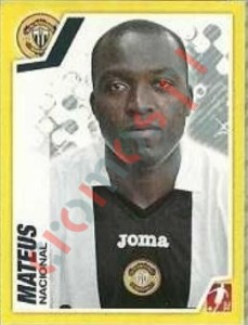 157 Mateus – Futebol 2011-2012 Panini