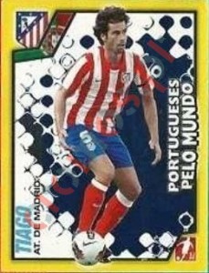 364 Tiago Mendes (Atletico Madrid) – Futebol 2011-2012 Panini