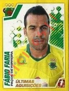 389 Fabio Faria (P.Ferreira) – Futebol 2011-2012 Panini