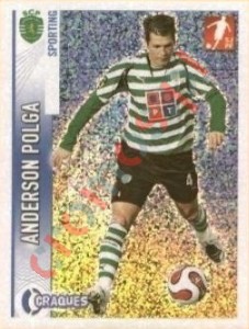 332 Anderson Polga (Sporting) – Futebol 2008-2009 Panini