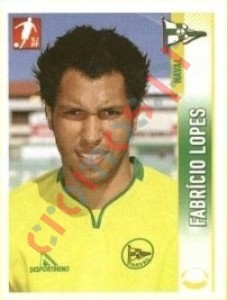 166 Fabricio Lopes – Futebol 2008-2009 Panini