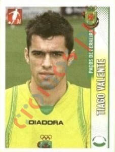 188 Tiago Valente – Futebol 2008-2009 Panini