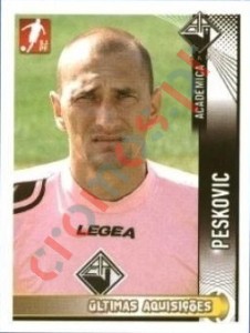 353 Peskovic (Academica) – Futebol 2008-2009 Panini