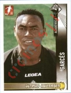 355 Garces (Academica) – Futebol 2008-2009 Panini