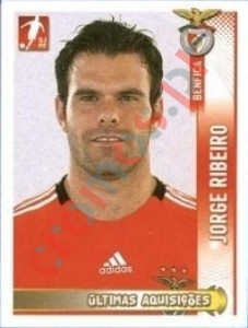 357 Jorge Ribeiro (Benfica) – Futebol 2008-2009 Panini