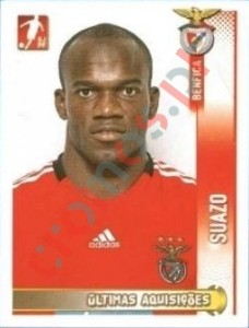 360 David Suazo (Benfica) – Futebol 2008-2009 Panini