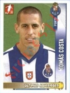 376 Tomas Costa (Porto) – Futebol 2008-2009 Panini