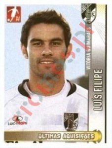 384 Luis Filipe (V.Guimaraes) – Futebol 2008-2009 Panini