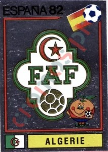 100 Algerie (emblem) – FIFA World Cup Spain 1982 Panini
