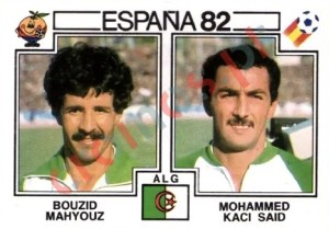 105 Bouzid Mahyouz & Mohammed Kaci Said – FIFA World Cup Spain 1982 Panini