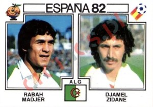 108 Rabah Madjer & Djamel Zidane – FIFA World Cup Spain 1982 Panini