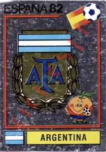 164 Argentina (emblem) – FIFA World Cup Spain 1982 Panini