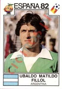 166 Ubaldo Matildo Fillol – FIFA World Cup Spain 1982 Panini