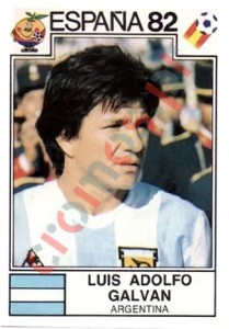 168 Luis Adolf Galvan – FIFA World Cup Spain 1982 Panini