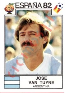 169 Jose Van Tuyne – FIFA World Cup Spain 1982 Panini