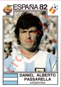 170 Daniel Alberto Passarella – FIFA World Cup Spain 1982 Panini