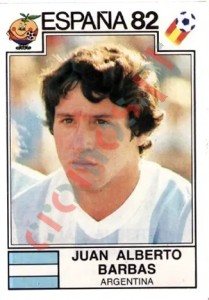 174 Juan Alberto Barbas – FIFA World Cup Spain 1982 Panini