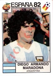 176 Diego Armando Maradona – FIFA World Cup Spain 1982 Panini