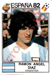 179 Ramon Angel Diaz – FIFA World Cup Spain 1982 Panini