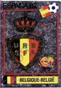 200 Belgique-Belgie (emblem) – FIFA World Cup Spain 1982 Panini