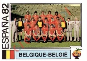 201 Belgique-Belgie (team) – FIFA World Cup Spain 1982 Panini