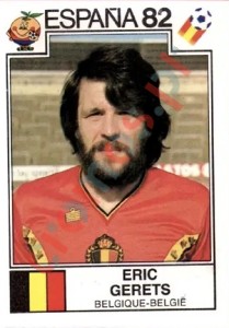 203 Eric Gerets – FIFA World Cup Spain 1982 Panini
