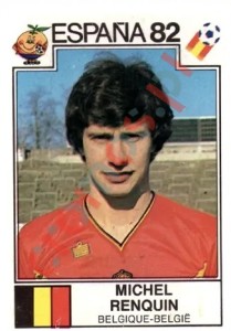 206 Michel Renquin – FIFA World Cup Spain 1982 Panini