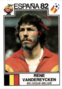 209 Rene Vandereycken – FIFA World Cup Spain 1982 Panini