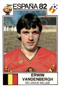 214 Erwin Vandenbergh – FIFA World Cup Spain 1982 Panini