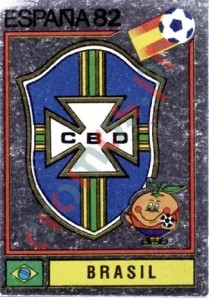 364 Brasil (emblem) – FIFA World Cup Spain 1982 Panini