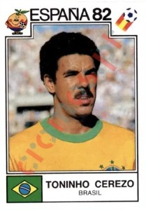 373 Toninho Cerezo – FIFA World Cup Spain 1982 Panini