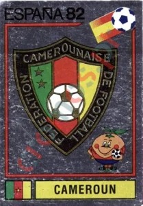 90 Cameroun (emblem) – FIFA World Cup Spain 1982 Panini