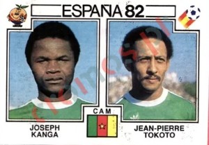 96 Joseph Kanga & Jean-Pierre Tokoto – FIFA World Cup Spain 1982 Panini
