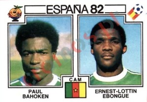 97 Paul Bahoken & Ernest-Lottin Ebongue – FIFA World Cup Spain 1982 Panini