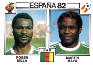 98 Roger Milla & Martin Maya – FIFA World Cup Spain 1982 Panini