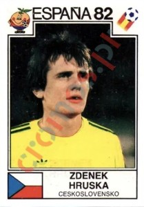 258 Zdenek Hruska – FIFA World Cup Spain 1982 Panini
