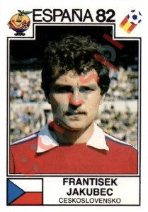 259 Frantisek Jakubec – FIFA World Cup Spain 1982 Panini