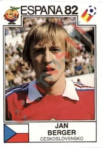 264 Jan Berger – FIFA World Cup Spain 1982 Panini
