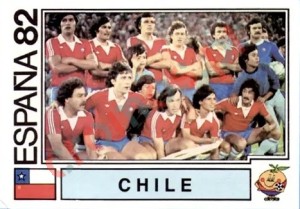 147 Chile (team) – FIFA World Cup Spain 1982 Panini