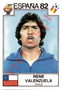 152 Rene Valenzuela – FIFA World Cup Spain 1982 Panini