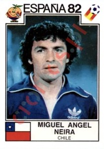 158 Miguel Angel Neira – FIFA World Cup Spain 1982 Panini